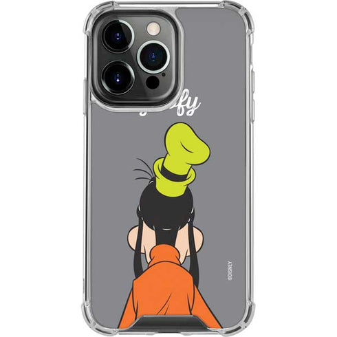 Disney Friends Goofy Backwards iPhone 14 Pro Clear Case
